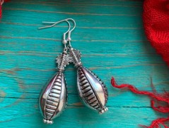 Čtyřlístkové náušnice - S.Steel