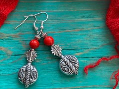 Čtyřlístkové náušnice - S.Steel