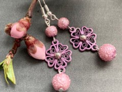 Čtyřlístkové náušnice - S.Steel