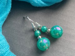 Čtyřlístkové náušnice - S.Steel