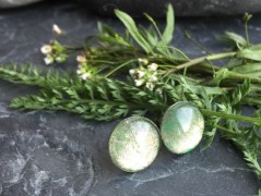 Čtyřlístkové náušnice - S.Steel