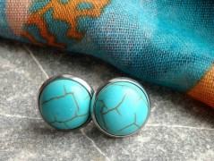 Čtyřlístkové náušnice - S.Steel