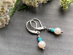 Čtyřlístkové náušnice - S.Steel