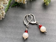 Čtyřlístkové náušnice - S.Steel