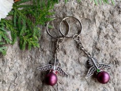 Čtyřlístkové náušnice - S.Steel