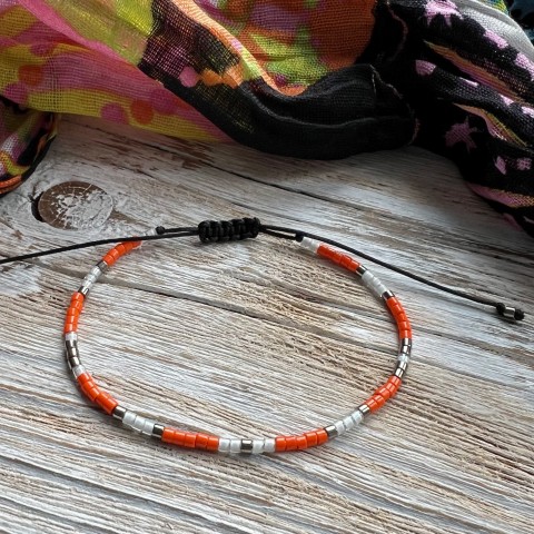 Miyuki náramek č. 86 náramek korálky luxusní miyuki 