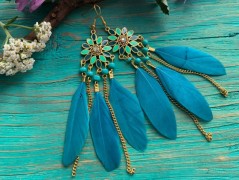 Čtyřlístkové náušnice - S.Steel