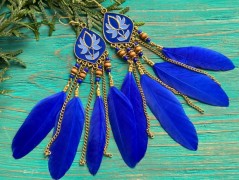 Čtyřlístkové náušnice - S.Steel