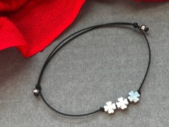 Čtyřlístkové náušnice - S.Steel