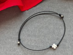 Čtyřlístkové náušnice - S.Steel