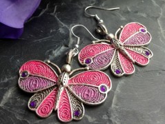 Čtyřlístkové náušnice - S.Steel