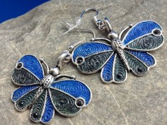 Čtyřlístkové náušnice - S.Steel