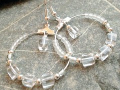 Čtyřlístkové náušnice - S.Steel