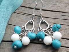 Čtyřlístkové náušnice - S.Steel