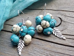 Čtyřlístkové náušnice - S.Steel