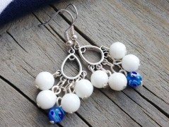 Čtyřlístkové náušnice - S.Steel