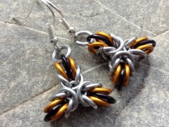 Čtyřlístkové náušnice - S.Steel