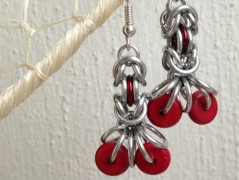 Čtyřlístkové náušnice - S.Steel