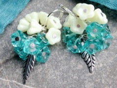 Čtyřlístkové náušnice - S.Steel