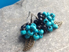 Čtyřlístkové náušnice - S.Steel