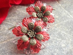 Čtyřlístkové náušnice - S.Steel