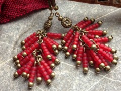 Čtyřlístkové náušnice - S.Steel