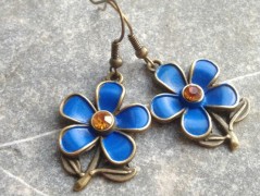 Čtyřlístkové náušnice - S.Steel