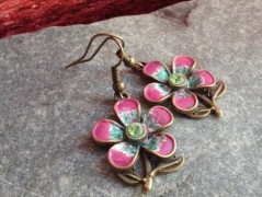 Čtyřlístkové náušnice - S.Steel