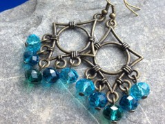 Čtyřlístkové náušnice - S.Steel