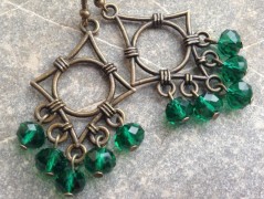 Čtyřlístkové náušnice - S.Steel