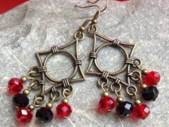 Čtyřlístkové náušnice - S.Steel