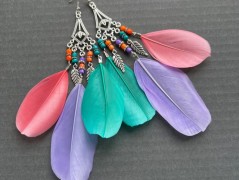 Čtyřlístkové náušnice - S.Steel