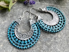 Čtyřlístkové náušnice - S.Steel