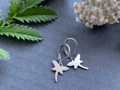 Čtyřlístkové náušnice - S.Steel