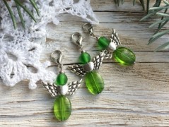 Čtyřlístkové náušnice - S.Steel