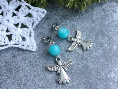 Čtyřlístkové náušnice - S.Steel