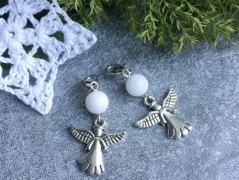 Čtyřlístkové náušnice - S.Steel