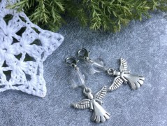 Čtyřlístkové náušnice - S.Steel