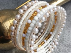 Čtyřlístkové náušnice - S.Steel