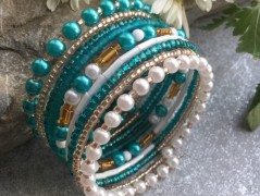 Čtyřlístkové náušnice - S.Steel