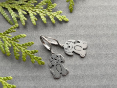 Čtyřlístkové náušnice - S.Steel