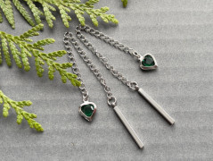 Čtyřlístkové náušnice - S.Steel