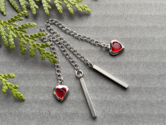 Čtyřlístkové náušnice - S.Steel