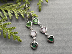 Čtyřlístkové náušnice - S.Steel