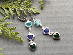 Čtyřlístkové náušnice - S.Steel