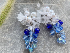 Čtyřlístkové náušnice - S.Steel