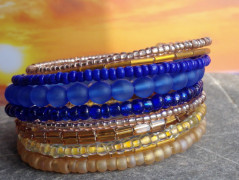 Čtyřlístkové náušnice - S.Steel