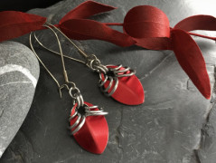 Čtyřlístkové náušnice - S.Steel