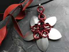 Čtyřlístkové náušnice - S.Steel