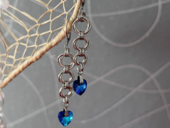 Čtyřlístkové náušnice - S.Steel